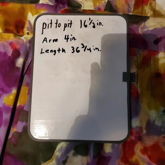 Calvin Klein spring summer floral v-neck Sheath dress size 14 - Picture 9 of 9